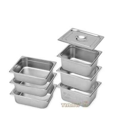 中国 Europen / American Restaurant Supplies Hotel Buffet Equipment 1/3 Container NSF Listed GN Food Pan 304 販売のため