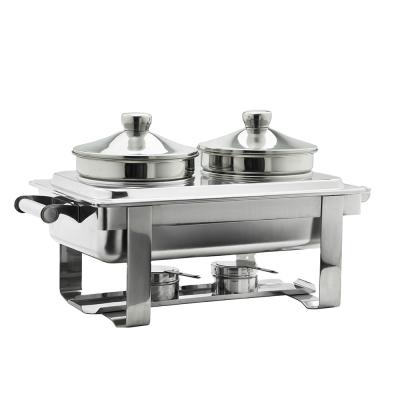 China Best Popular Hotel Buffet Food Equipment Style New Selling Cheap Stainless Steel Chafing Dish Buffet zu verkaufen