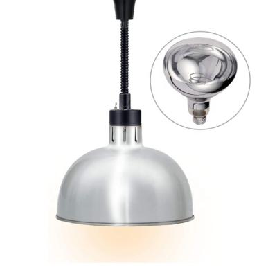 Κίνα Commercial Kitchen Items in Silver Commercial Warmer Lamp Sale Buffet Food Heat Lamp Food Hanging Heat Lamp προς πώληση