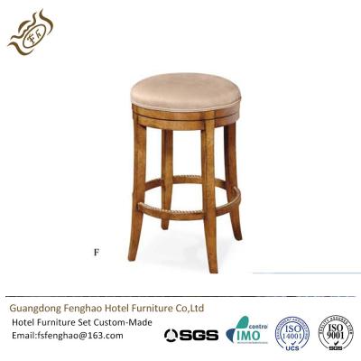 China Stylish Eco Friendly Hotel Bar Stools Chairs Sun Creek Pu Leather Bar Stools for sale