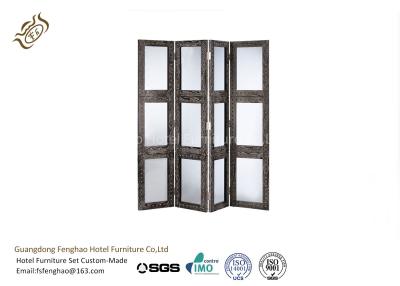 China Antique Room Divider Screens For Hotel Lobby , Foldable Room Partitions for sale