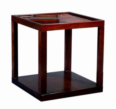 China Rubber Wood  Square Side Coffee Table For Hotel Square End Table for sale