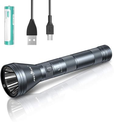 China Peetpen L70 Factory Wholesale OEM 18650 Aluminum Alloy Camping Torch Led Rechargeable Flashlight for sale