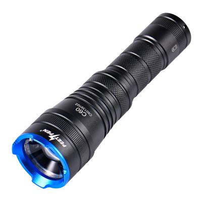 China Zoomable Camping 1000 Lumens Torch IPX6 4 Water Resistant AAA 18650 Battery LED Flashlight for sale