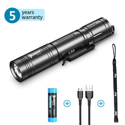 China Hot Sale Wuben L50 Amazon Self Defense Super High Lumen Torch Led Flashlights for sale