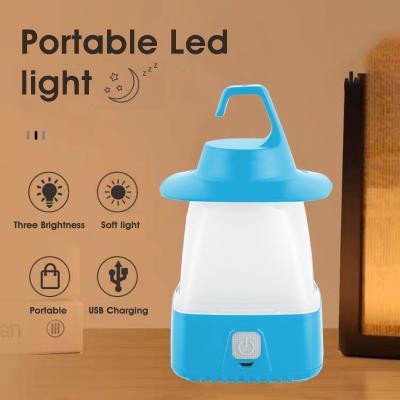 China Outdoor Portable Usb Rechargeable Rechargeable Emergency Light Energy Saving Led Fishing Camping Light for sale