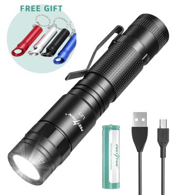 China Waterproof Usb Small Mini Led Flashlight EDC Rechargeable Cheap Portable Small Torch Emergency China Custom Wholesale From Factory for sale