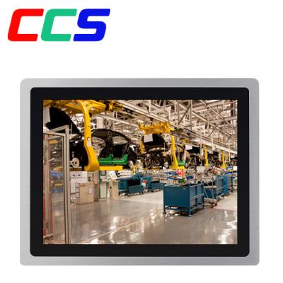 China Aluminum Alloy 17 Inch Industrial Touch Screen Panel PC For CNC Control Panel for sale