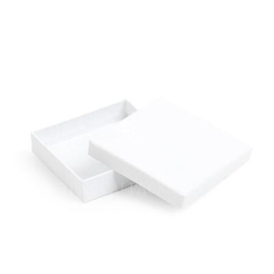 China Tengcai Handmade Luxury Custom Square Cardboard Gift Box White Lids and High Gloss White Paper Cardboard Boxes Packaging for sale