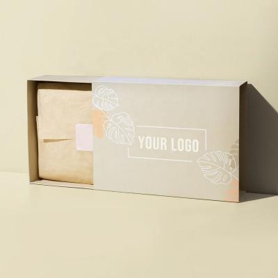 China OEM Handmade Factory Brand Logo Printing Luxury Design Rigid Cardboard Drawer Slidng Custom Paper Gift Box for sale