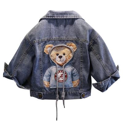 China Bear Style Breathable Cool High Quality Multi Sizes Comfortable Stylish Cowboy Coat Children for sale