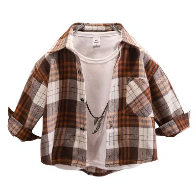 China Hot Selling Kids Jacket Children's Fashion Shirt Clothing Design Breathable Shirt for sale