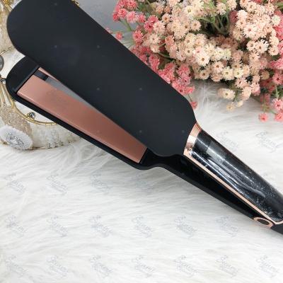 China Safety Private Label Professional Bling Flat Diamond Iron Steam Hair Straightener, Hair Straightener Brush for sale