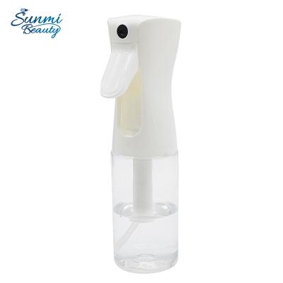 China Amazon Hair Trigger 200ml Small Eco-Friendly Continuous Fine Mist Salon Water Bottle Spray Empty Plastic Bottle With Custom Logo for sale