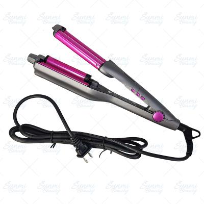 China Professional custom wave hair curler professional custom wave iron wave hair curler ceramic curling curler roller for sale