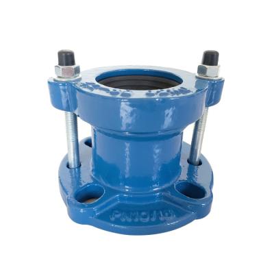 China Water Pipe Malleable Cast Iron Universal Pipe Fittings Flange Adapter For UPVC DI Steel Pipe for sale