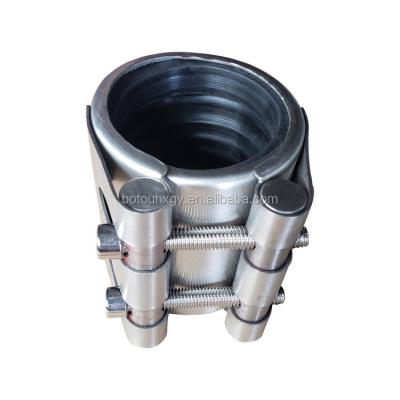 China 304/316 Stainless Steel Water Quick Hose Pipe Leak Repair Coupling Clip For PVC Pipe for sale