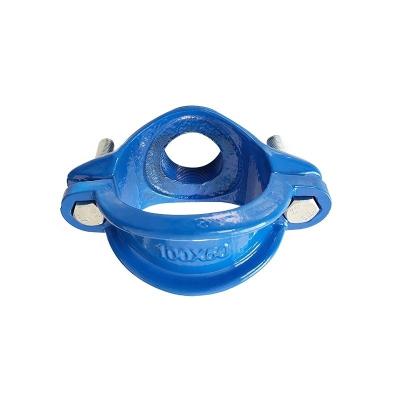 China High Quality Water Supply China Pipe Clamp Surface Treatment Plated Half Saddle Flange 20mm for sale