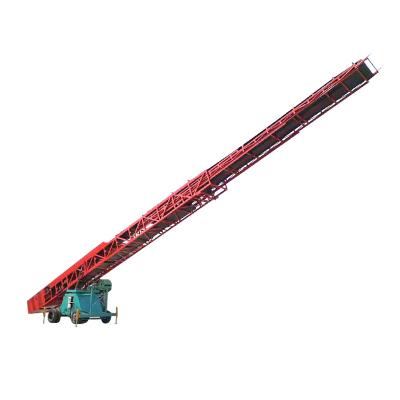 China Belt Steering Heat Resistant Chinese Telescopic Conveyor For Grain Transportation for sale