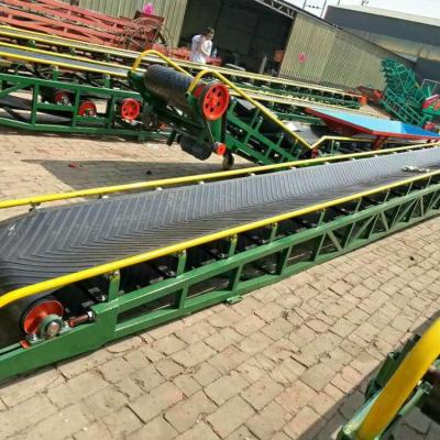 China Heat Resistant Movable Horizontal Belt 2.5m/s Grain Conveyor Price Used For Conveying System for sale