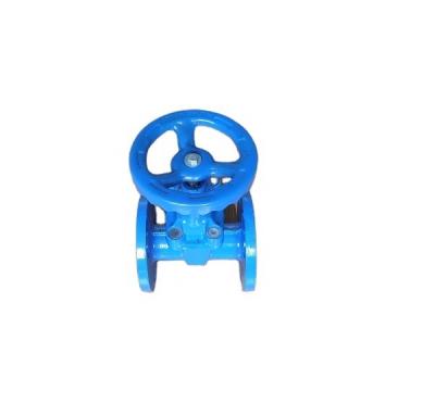 China General Product DIN f4 standard hot sale large size cast iron rubber seat gate valve wholesale for sale