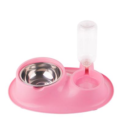 China Automatic Pet Bowl Wholesale Dispenser Automatic Drinking Water Food Making Pet Feeder for sale