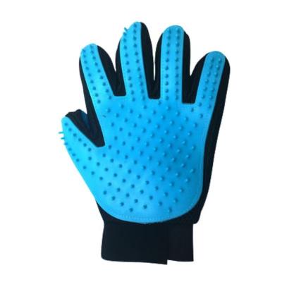 China Viable Wholesale Soft Pet Grooming Glove Brush Pet Grooming Bath Product Pet Grooming Gloves for sale