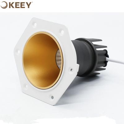 China Embeded 2020 keey new design ceiling spot light led recessed ceiling trimless led light 6w gold sound led ceiling light WB06004 for sale