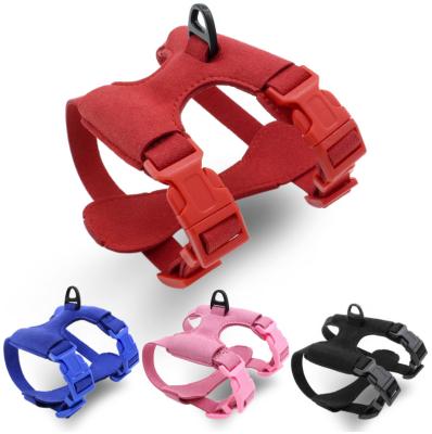 China Microfiber Cat Chest Harness Adjustable Detachable Chest Harness Cat Rope Pet Supplies Small Dog Harness for sale