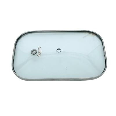 China Viable Made in China Top Quality Xiaodun Rectangle Glass Transparent Lid of Hot Pot for sale