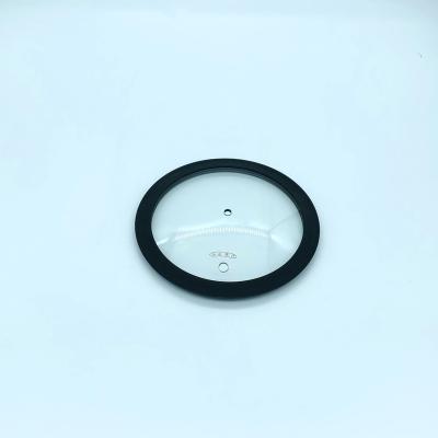 China Sustainable Lids For Cooking Pans Silicon Pan Lid Silicon G168*190 Circular Black Pan Lid Cookware for sale