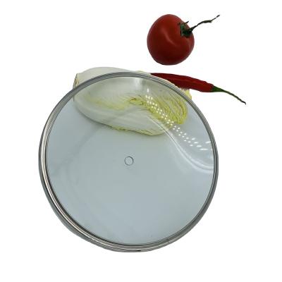 China Durable Silicone Cover Tempered Glass Cover Glass Lid Cooking Pot Lid Handles and Knobs for Frying Pan Sauce Pan Pot Casserole for sale