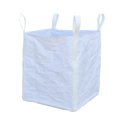 China Breathable High Quality PP Jumbo Bag 4 Seam-side Loop Chain Stitch Sewn Fibc U Panel Bulk Bag for sale