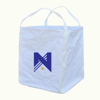 China Breathable PP jumbo bags is easy to transport bulk powdery materials for sale