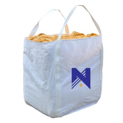 China Breathable 500kg 1000kg 1200kg jumbo bag bean bag fibc jumbo bulk big bag for sale