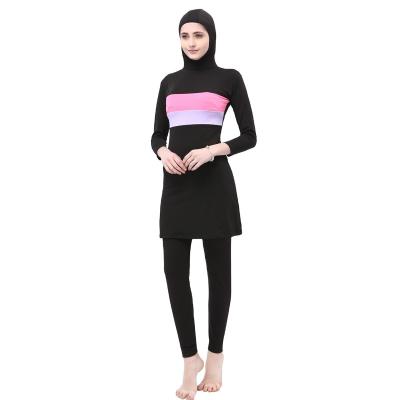 China Plus Size Plus Size Women Muslim Swimwear Hijab Muslim Islamic Swim Wear Burkinis Swim Wear Burkinis 2 Piece Swimsuit Set for sale