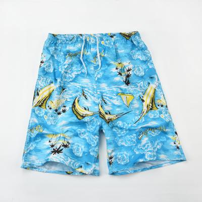 China Boys Plus Size Men Swimwear Print Beachwear Summer Short Pants Swim Trunks Quick Dry Swim Trunks For Men With Pockets for sale