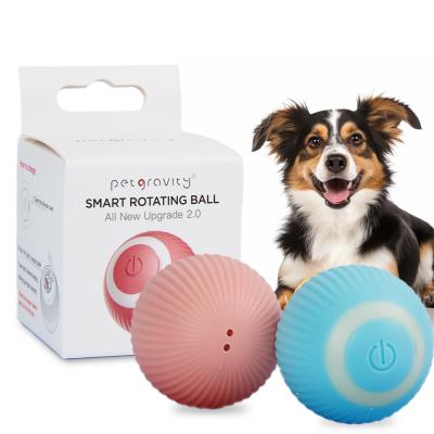 Cina Pet Automatic Smart Electric Cat Toy Interactive Cat Ball Toys Giochi Gatti ABS Rolling in vendita