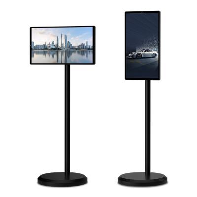 China 60Hz 21.5 Inch Smart TV 1920x1080 Portable Stand TV Android 12 for sale