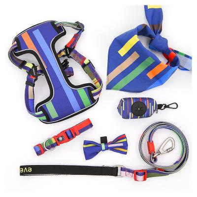 China Reflective Dog Harness Matching Leash S-XL Cat Harness And Leash Set for sale