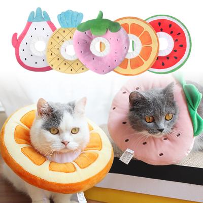 China Cat Cone Recovery Collar After Surgery Soft Cat Recovery Collar With PP Cotton Filling for sale