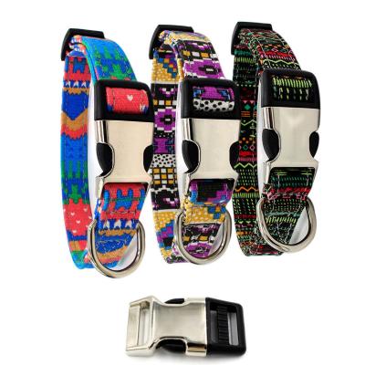 China Pet Dog Collar with Metal Buckle in S/M/L Size Item Type pet leash Bohemian for sale