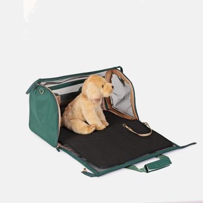 China Hundewagen für Haustiere für die Reise Nylon Portable Luxus-Hundewagen für Haustiere Außenventilation zu verkaufen