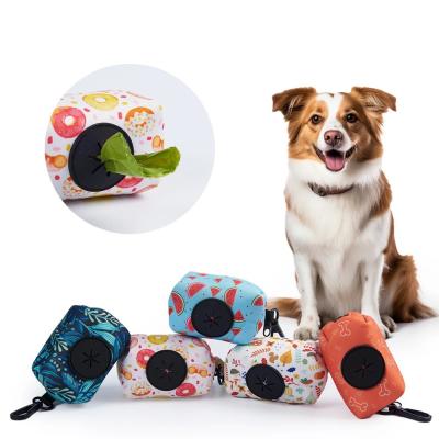 China Dog Poop Bag Dispenser Water-Repellent Neoprene Portable Pet Waste Bag Carrier for sale