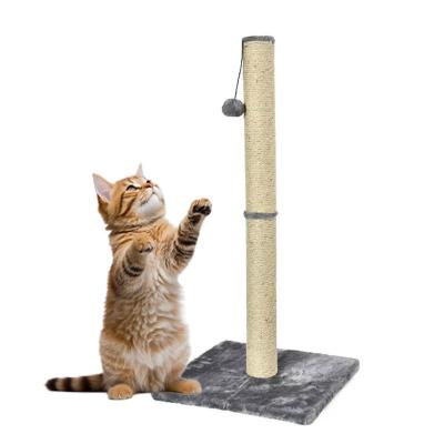 China Cat Climbing Sustainable Sisal  Tree Cat Scratcher Ball Pst for Cats for sale