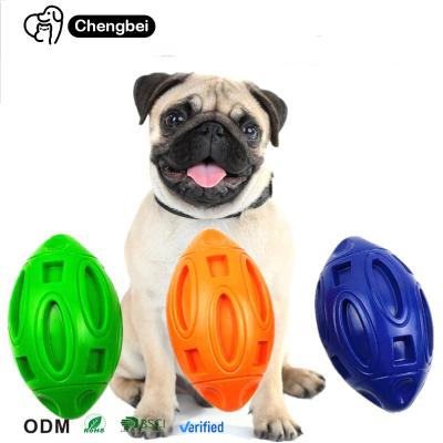 China Tough Dog Chew Toys Ball Interactive Natural Rubber Dog Squeaky Toys for Aggressive Chewers and Sustainable Playtime for sale