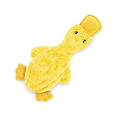 China Chengbei Duck Plush Pet Toy Limpeza sustentável dos dentes do cão com Squeaker Soft Direct à venda