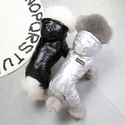 China Pet Clothing Essential Winter Padded Jacket for Small Dogs Cotton Four-Leg Coat for sale