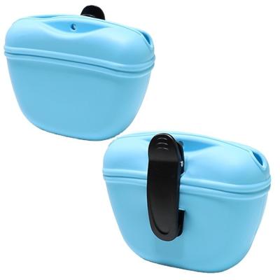 China Dog Treat Pouch Bag  Portable Outdoor Silicone  Hands-Free Pet Training Waist Bag for sale