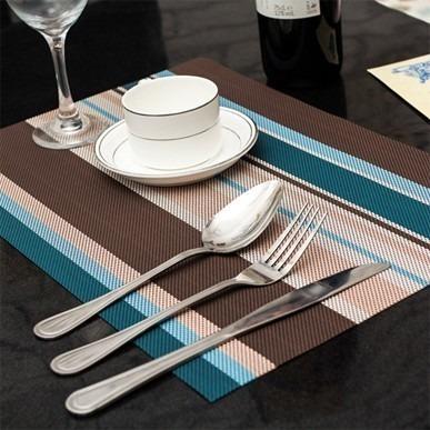 China Sustainable Hot Selling Place Mat PVC Dining Mat Table , Paper Mat for sale